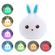 Дитячий силіконовий нічник 3DTOYSLAMP Кролик