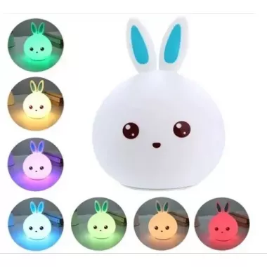 Детский силиконовый ночник  3DTOYSLAMP Кролик