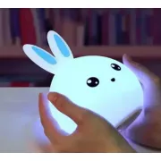 Дитячий силіконовий нічник 3DTOYSLAMP Кролик