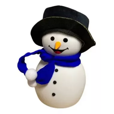 Детский силиконовый ночник Снеговик Snowman LJC-118 светильник аккумуляторный игрушка для сна