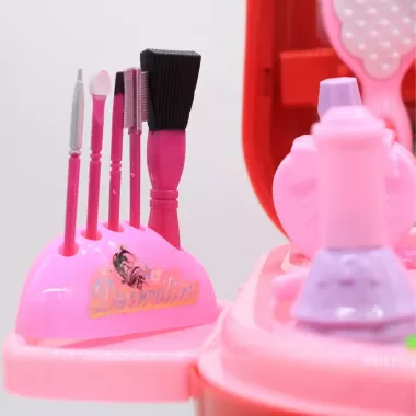 Детский игровой набор в чемоданчике 2в1, Fashion Girl / Набор салон красоты для девочек