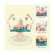 Детский игровой центр Fisher-Price Jumperoo с подсветкой и звуком / Развивающий игровой джемпер Зеленый