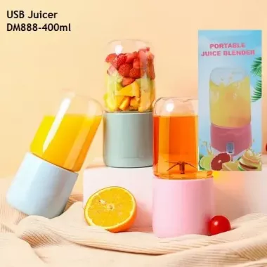 Дорожная чашка-блендер с USB 400мл, Переносной мини-блендер / Измельчитель для смузи