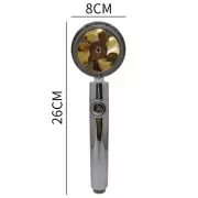 Душевая насадка-турболейка с турбонаддувом 360 градусов