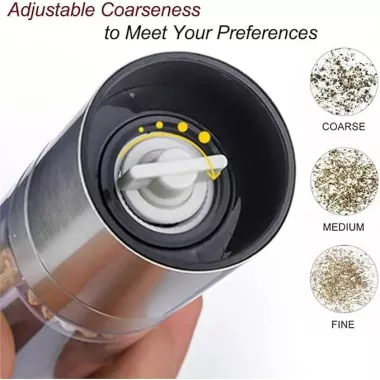 Двойная мельница для специй / Измельчитель механический 2 в 1 для соли, перца и специй Двойная мельница для специй / Измельчитель механический 2 в 1 для соли, перца и специй
