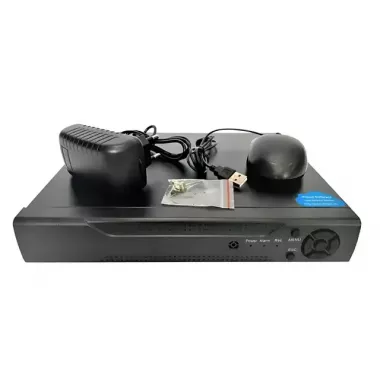 DVR реєстратор BNC/V-OUT 4 канальний UKC CAD 1204 AHD 4 cam чорний