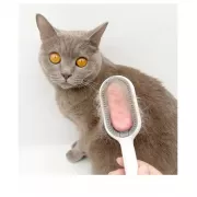 Двухсторонняя щетка для сухого и влажного вычесывания собак и кошек Pet Gravity 3в1