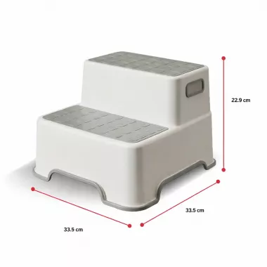 Двоступінчаста підставка для ніг у ванну / Подвійні дитячі сходи для ванної кімнати Двоступінчаста підставка для ніг у ванну / Подвійні дитячі сходи для ванної кімнати