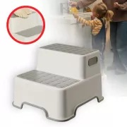 Двоступінчаста підставка для ніг у ванну / Подвійні дитячі сходи для ванної кімнати