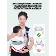 Дихаюча перенесення для новонароджених Слінг Baby Sling