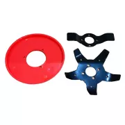 Диск насадка для мотокосы разрыхлитель грунта для прополки 2 в 1 multifunctional herbicide