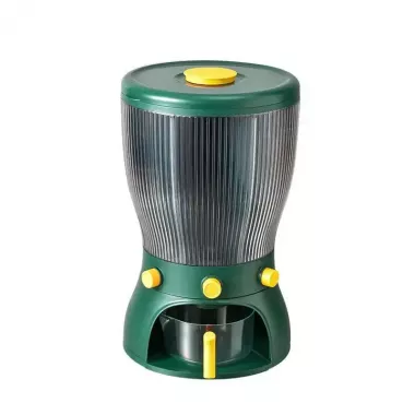 Белый Диспенсер для круп вращающийся с дозатором Белый Диспенсер для круп вращающийся с дозатором