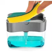 Диспенсер для моющего средства нажимной Soap Pump Sponge Caddy