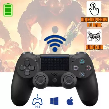 Джойстик плейстейшен DualShock 4 PS4 Wireless Controller геймпад Black Джойстик плейстейшен DualShock 4 PS4 Wireless Controller геймпад Black
