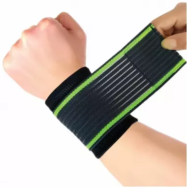 Эластичный фиксатор запястья (напульсник) бандаж запястья регулируемый Эластичный фиксатор запястья (напульсник) бандаж запястья регулируемый
