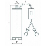 Занурювальний електричний насос для перекачування дизельного палива 12V від прикурювача