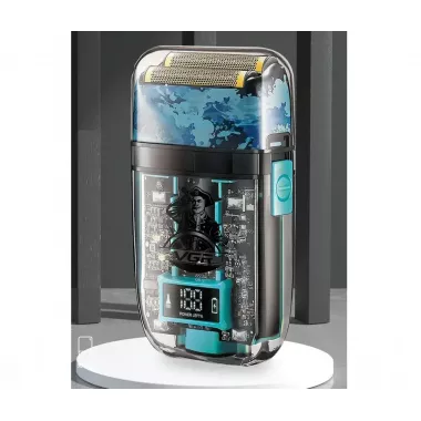 Електробритва VGR V-352 шейвер, подвійне лезо, IPX5, LED Display