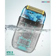 Электробритва VGR V-352 шейвер, двойное лезвие, IPX5, LED Display
