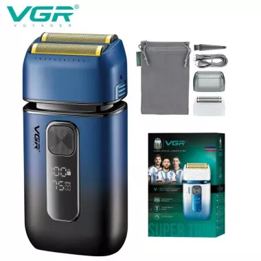 Электробритва VGR V-362 шейвер, двойное лезвие, IPX6, LED дисплей Электробритва VGR V-362 шейвер, двойное лезвие, IPX6, LED дисплей