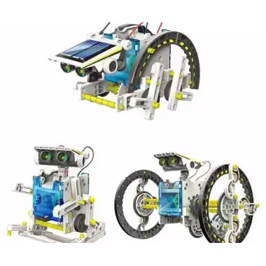 Электронный конструктор робот Solar Robot Original 13 в 1 на солнечных батареях