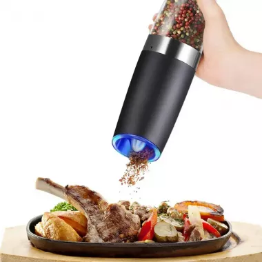 Электрическая мельница для специй (20х6,3 см) Spice bottle electronic, от батареек Электрическая мельница для специй (20х6,3 см) Spice bottle electronic, от батареек