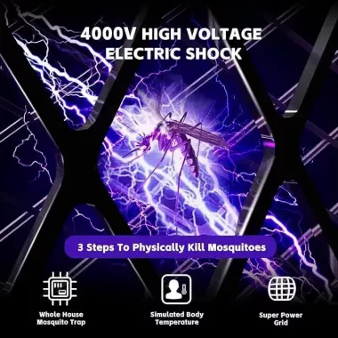 Електрична мухобійка Buzzeap, складна електрична мухобійка 3 в 1, електрична мухобійка