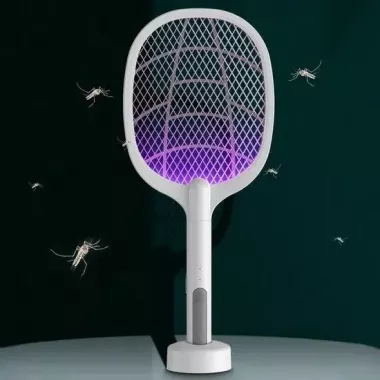 Электрическая мухобойка-ловушка ELITE LUX EL-2062 (KLZ918) с УФ-лампой и USB-портом для зарядки Белая