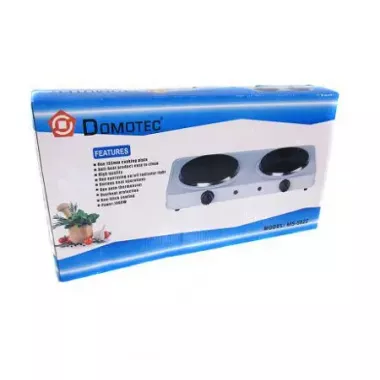 Электрическая плита на 2 комфорки Domotec MS-5822 Электрическая плита на 2 комфорки Domotec MS-5822