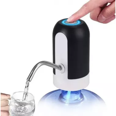 Электрическая помпа для бутилированной воды Automatic water dispenser с подсветкой на бутыль 19 л Черный