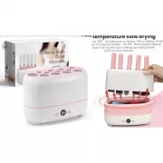 Электрическая сушилка для кистей для макияжа аккумуляторная с термоконтролем и 12 отверстиями