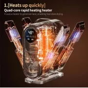 Электрическая сушилка для обуви AND224 (на 2пары)