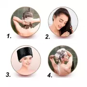 Електрична термошапка сушуар Happy Hair Lux Spa Cap для масок, ламінування та лікування волосся