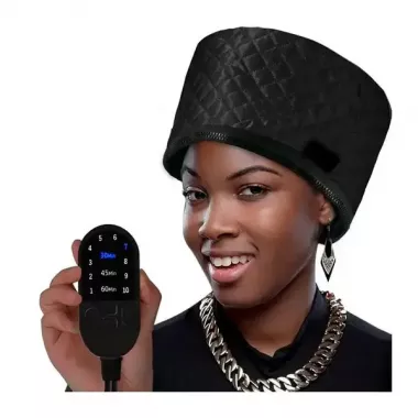 Электрическая термошапка сушуар Happy Hair Lux Spa Cap для масок, ламинирования и лечения волос