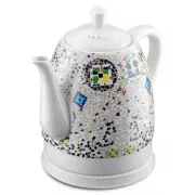 Электрический кухонный керамический чайник с мозаикой на 1,4л MS 7837 1000W
