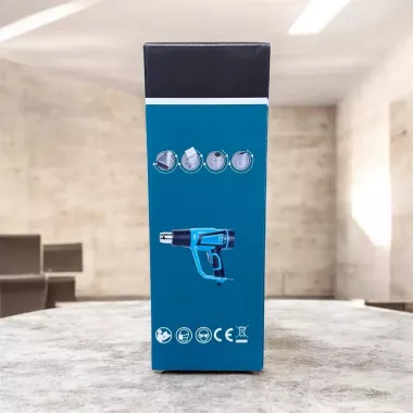 Фен промышленный Hot Air Gun 1600W 4 насадки X512 Фен промышленный Hot Air Gun 1600W 4 насадки X512