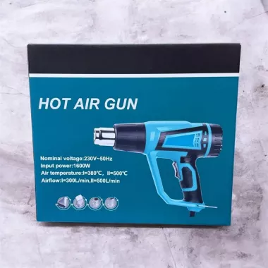 Фен промышленный Hot Air Gun 1600W 4 насадки X512 Фен промышленный Hot Air Gun 1600W 4 насадки X512