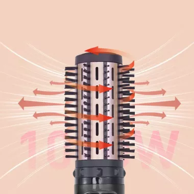 Фен-щетка с регулировкой температуры и 3 насадками для укладки VGR V-496 1000Вт