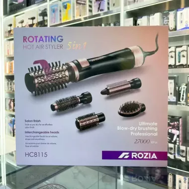 Фен-стайлер с вращающейся насадкой ROZIA 5в1 HC8115 hair dryer  AND-6162-6