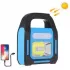 Фонарь кемпинг переносной HB-9707A-1LED+COB+LED,  power bank, Li-Ion аккум., солнечная батарея, ЗУ microUSB