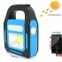 Фонарь кемпинг переносной HB-9707A-1LED+COB+LED,  power bank, Li-Ion аккум., солнечная батарея, ЗУ microUSB
