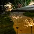 Фонарь садовый Фейерверк газонный на солнечной батарее, 150 led, 8 режимов (2 шт в комплекте)