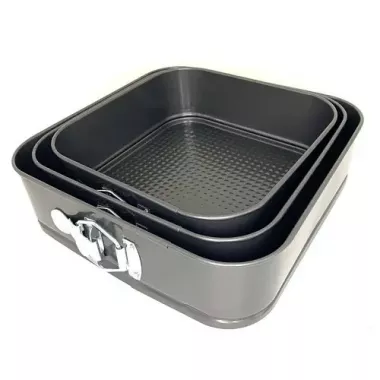 Формы для выпечки квадратные UNIQUE UN-1704 3шт Формы для выпечки квадратные UNIQUE UN-1704 3шт