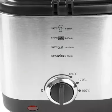 Фритюрница для дома на 1,5 л Crownberg CB 5542, 1200 Вт для картошки фри, нагетсов Фритюрница для дома на 1,5 л Crownberg CB 5542, 1200 Вт для картошки фри, нагетсов