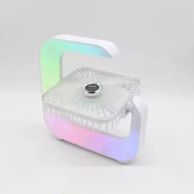 G-Вентилятор Квадратный Ночник аккумуляторный от USB с подсветкой