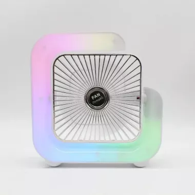 G-Вентилятор Квадратный Ночник аккумуляторный от USB с подсветкой