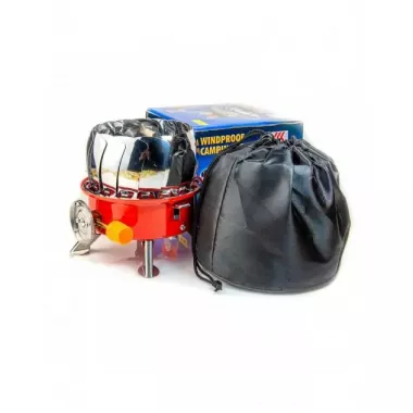 Газовая туристическая горелка (мини печка) с пьезоподжигом Kovar K-203