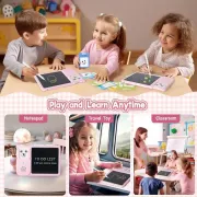 Говорящие обучающие карточки Монтессори для изучения английского языка 2в1 интерактивный планшет и цветная LCD доска для рисования 224 слов мышка Голубой