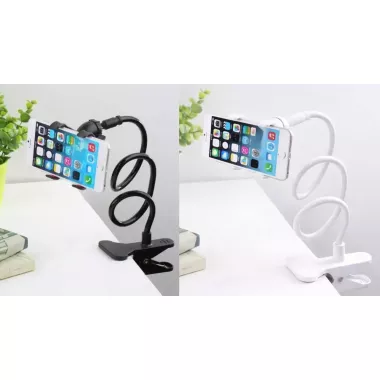 Гибкий держатель штатив для телефона с прищепкой