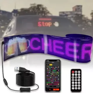 Гибкий экран LED Matrix Panel APP wifi rgb 120мм*595мм(16X96) ART-0567