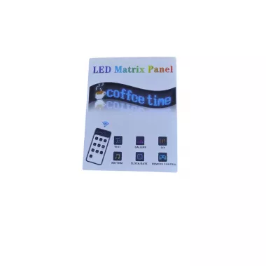 Гибкий экран LED Matrix Panel APP wifi rgb 120мм*595мм(16X96) ART-0567